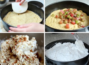 Rabarberkage med maregns